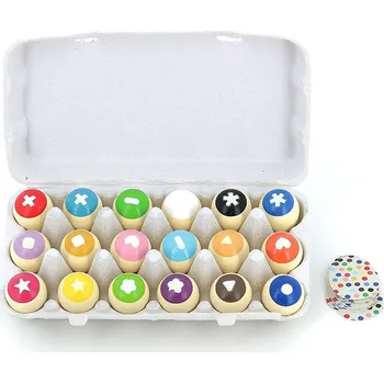 Dřevěná hračka Mémomelette colors paměťová hra