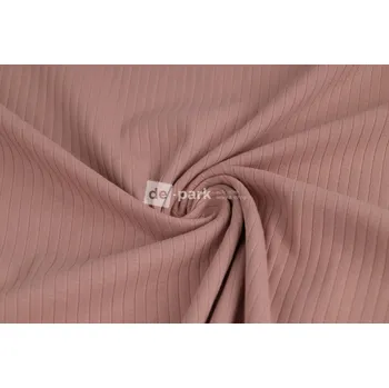 Žebrovaný úplet Mandy - světlejší starorůžová