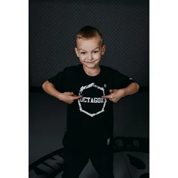 Chlapecké tričko Octagon Dětské Tričko Octagon Logo Smash Black