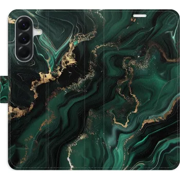 Pouzdro na mobilní telefon Flipové pouzdro iSaprio - Emerald 02 - Samsung Galaxy A36