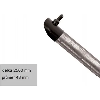 Plotová vzpěra Vzpěra plotová Ideal Zn + spojovací materiál – 2500×48 mm