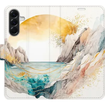 Pouzdro na mobilní telefon Flipové pouzdro iSaprio - Winter in the Mountains - Samsung Galaxy A26