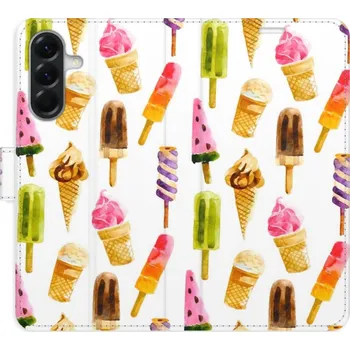 Pouzdro na mobilní telefon Flipové pouzdro iSaprio - Ice Cream Pattern - Samsung Galaxy A26
