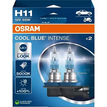Autožárovka Žárovky H11 OSRAM Cool Blue Intense 5000K (DUO BOX 2 ks (64211CBN-2HB)