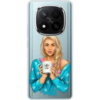 Pouzdro na mobilní telefon Odolné silikonové pouzdro iSaprio - Coffe Now - Blond - Xiaomi Redmi Note 14 Pro 5G/14 Pro+ 5G