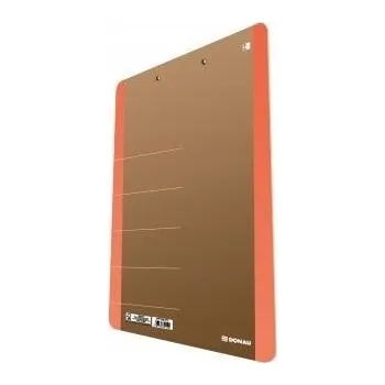 Desky s klipem A4 Donau oranžové