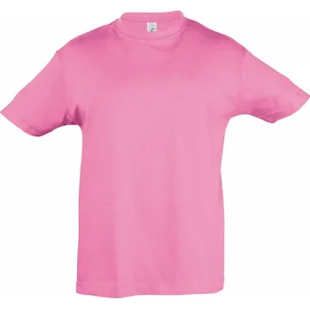 Chlapecké tílko Sol's Dětské tričko Regent z dopřadné bavlny Barva: Růžová, Velikost: 106/116 L150K