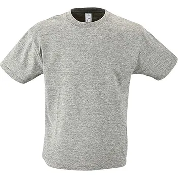 Chlapecké tílko Sol's Dětské tričko Regent z dopřadné bavlny Barva: šedá melír, Velikost: 86/94 L150K