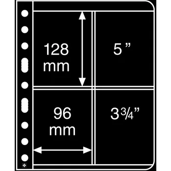Obal pro sběratelský předmět Leuchtturm VARIO - 4 kapsy