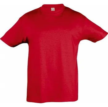 Chlapecké tílko Sol's Dětské tričko Regent z dopřadné bavlny Barva: červená, Velikost: 130/140 L150K