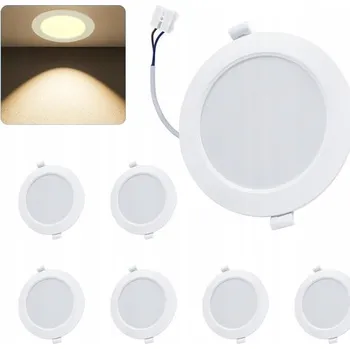 Stropní vestavné svítidlo s integrovaným LED zdrojem, bílé