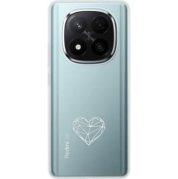 Odolné silikonové pouzdro iSaprio - čiré - Digital Love - Xiaomi Redmi Note 14 Pro 5G/14 Pro+ 5G