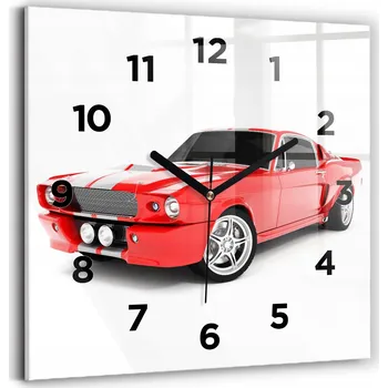 Hodiny Nástěnné hodiny Wallfluent červené 30 cm