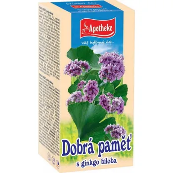 Horký nápoj Apotheke Pro dobrou paměť s ginkgo biloba 20x 1,5 g