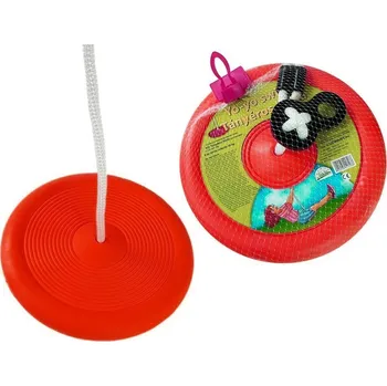 Hračka na písek Dorex Dětská talířová houpačka 423 Červená