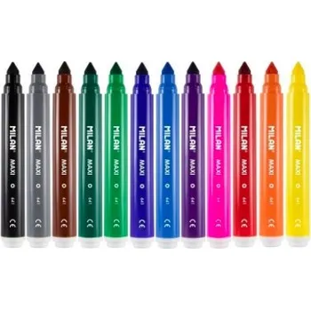 VELKÉ FIXY na vodní bázi FIXY sada 12 kusů MILAN POPISOVAČE pro děti