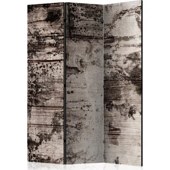 Paraván Paraván 3dílný - Opálené dřevo