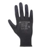 Kramp Rukavice nylonové černé 12 párů Velikost:: 10