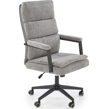 Křeslo Otočné křeslo Adriano šedé - Halmar Šedá 65x104-110 cm