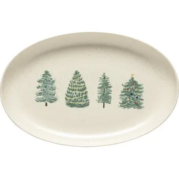 Tác oválný 41cm, PACIFICA, Christmas Tree|Casafina by Costa Nova
