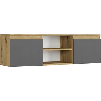 Televizní stolek MODERNÍ TV STOLEK SKŘÍŇKA LCD 120 CM RTV ARTISAN MIX ANTRACYT