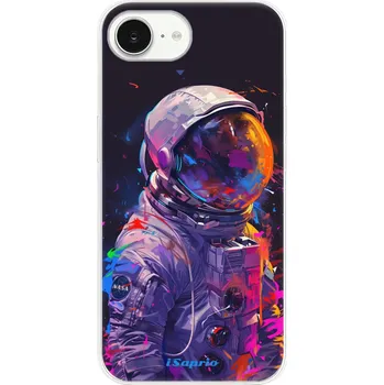 Odolné silikonové pouzdro iSaprio - Neon Astronaut - iPhone 16e
