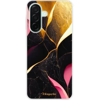 Pouzdro na mobilní telefon Odolné silikonové pouzdro iSaprio - Gold Pink Marble - Samsung Galaxy A26