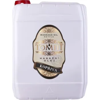 Masážní přípravek TOMFIT masážní olej – Kopřiva 5 l