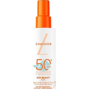 Přípravek na opalování Lancaster Slunecni-pece Sun-BeautySun Beauty Kids mléčný sprej SPF50 150 ml (3 767,00 Kč / 1 l)