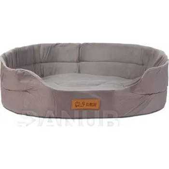 Pelíšek pro psy - 100 x 68 x 15 cm - šedý