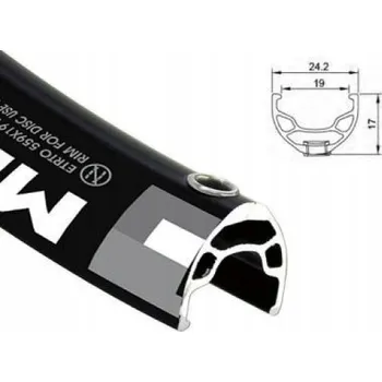 Ráfek na kolo Ráfek kola Alexrims 27,5" / 584mm, 36 děr, pro kotoučové brzdy