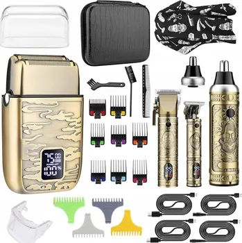 Strojek na vlasy STROJEK NA VOUSY, STŘÍHÁNÍ, HOLICÍ STROJEK A TĚLO, TRIMMER SADA 5V1
