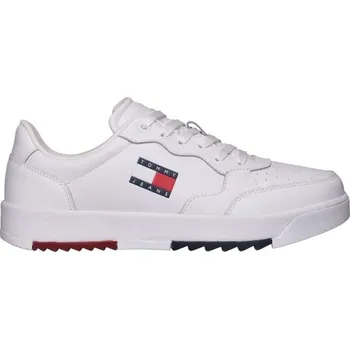 Pánská obuv Pánské tenisky Tommy Hilfiger RETRO BASKET ESSENTIAL 42 Bílá, Mix