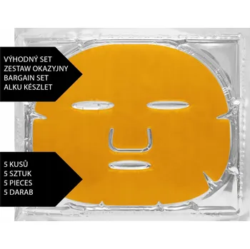 Pleťová maska Obličejová maska Gold set 5 ks