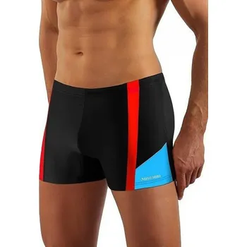 Boxerky Plavecké boxerky Sesto Senso art.379 Maxi 3XL-4XL grafit 3xl