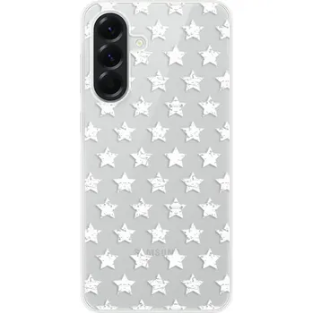 Pouzdro na mobilní telefon Odolné silikonové pouzdro iSaprio - Stars Pattern - white - Samsung Galaxy A56