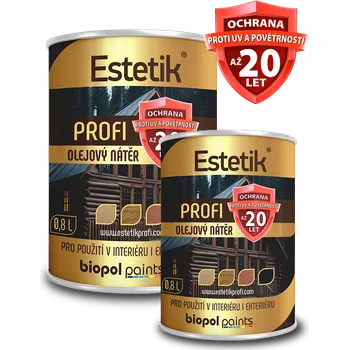 Lak na dřevo Estetik PROFI 3L Ořech