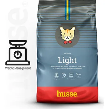 Krmivo pro kočku Husse Exclusive Light | Granulované krmivo pro méně aktivní, starší a obézní kočky Balení: 7 kg