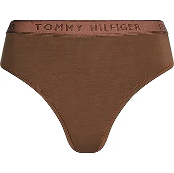 Kalhotky Dámská tanga Modal High Waist UW0UW03812-GTR - Tommy Hilfiger S