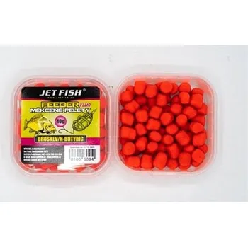 Jet Fish Fluo měkčené pelety Broskev/N-Butyric 40 g