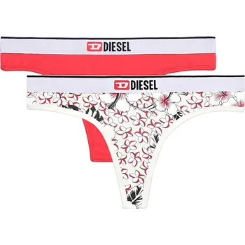 Kalhotky Dámská tanga Ufst-Stars-2Pack A04034-0SFAT-E5856 - Diesel XL