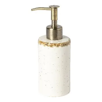 Dávkovač mýdla Pumpička na mýdlo|krém pr.6x12cm|0,2L, TOSCANA BATH, bílá/krémová|Aglio|Casafina by Costa Nova