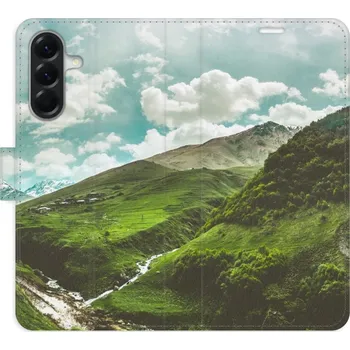 Pouzdro na mobilní telefon Flipové pouzdro iSaprio - Mountain Valley - Samsung Galaxy A56