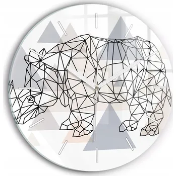 Hodiny Nástěnné hodiny Wallfluente béžové 30 cm