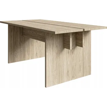 Jídelní stůl Obdélníkový rozkládací stůl Selsey 90 x 180 x 75 cm dub