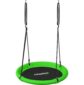 Zahradní houpačka Závěsná houpačka SEDCO KSW001 čapí hnízdo 110cm Modrá