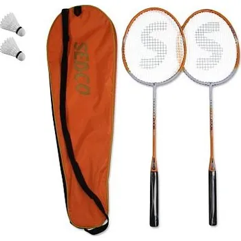 Badmintonový set BADMINTONOVÁ SADA SEDCO TORNADO 2006S - 2 rakety + míčky