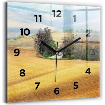 Hodiny Nástěnné hodiny Wallfluent žluté 30 cm