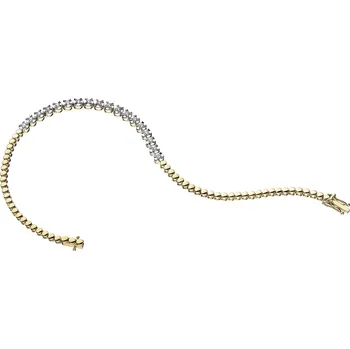 Náramek Náramek ze žlutého zlata s brilianty - 18 cm - 0,29 ct - ryzost 585 - 211.227