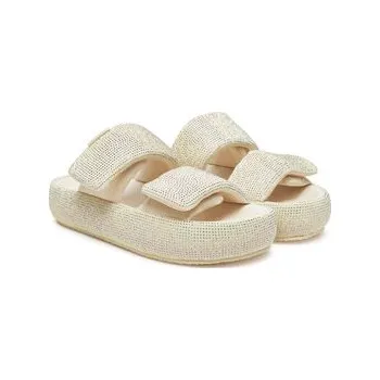 Dámské pantofle Nazouváky GOE RR2N4123 Stříbrná 38